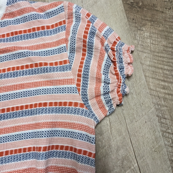 Lucky Brand Elastic Stretch Hemline Top - Picture 2 of 8